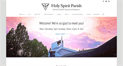 Desktop Screenshot of holyspiritsaskatoon.ca